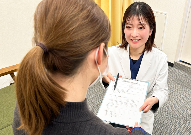 ヒアリングの様子 ココトレ